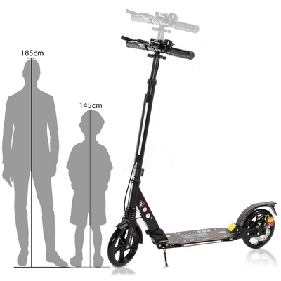 CPSC Foldable Two Wheel Kick Scooter 200mm Dual Brake Scooter