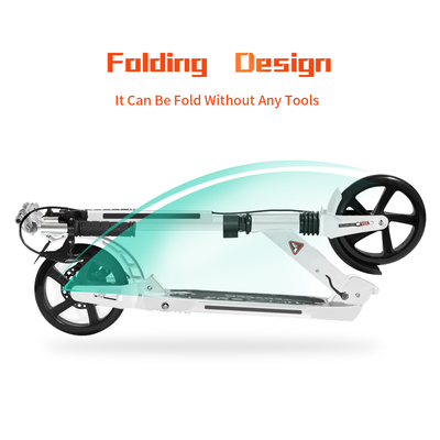 Front Rear CPSC Two Wheel Kick Scooter ROHS Suspension Kick Scooter