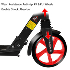 8 Inch PU Two Wheel Kick Scooter CE Adult Foldable Scooter