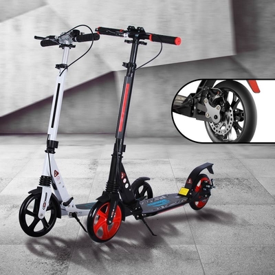 Alloy 100KGS Height Adjustable Disc Brake Scooters EN 100KGS Pro Freestyle Scooter