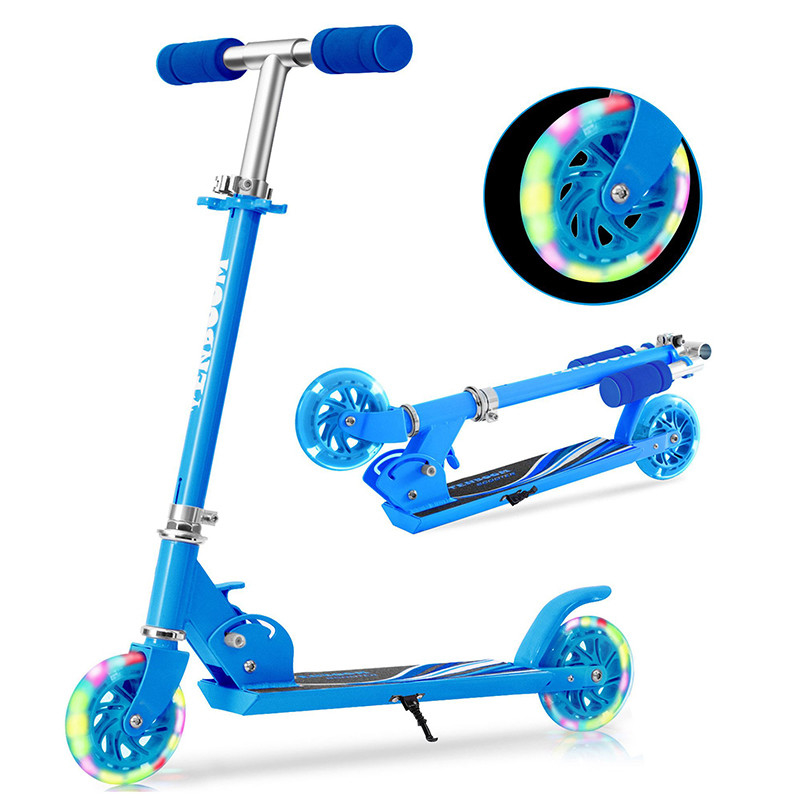 Folding Anti Rocking Wheels Aluminum Alloy Scooter For Children