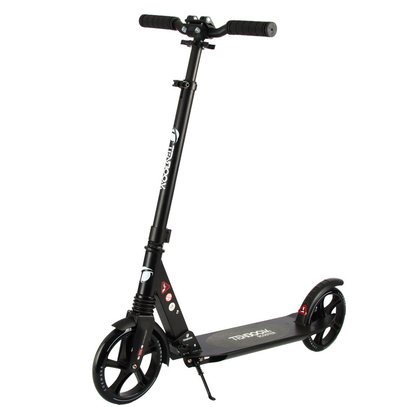 Black Color Folding Kid Skateboarding Scooter ODM 100kgs Loading